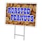 Signmission Roasted Peanuts1 Yard Sign & Stake outdoor plastic coroplast window, C-1216-DS-Roasted Peanuts1 C-1216-DS-Roasted Peanuts1 - alternate 1
